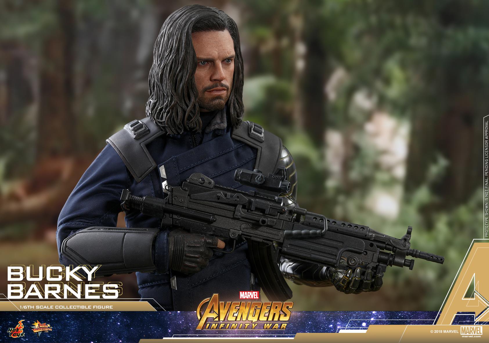 Hot Toys MMS509 AVENGERS INFINITY WAR - BUCKY BARNES