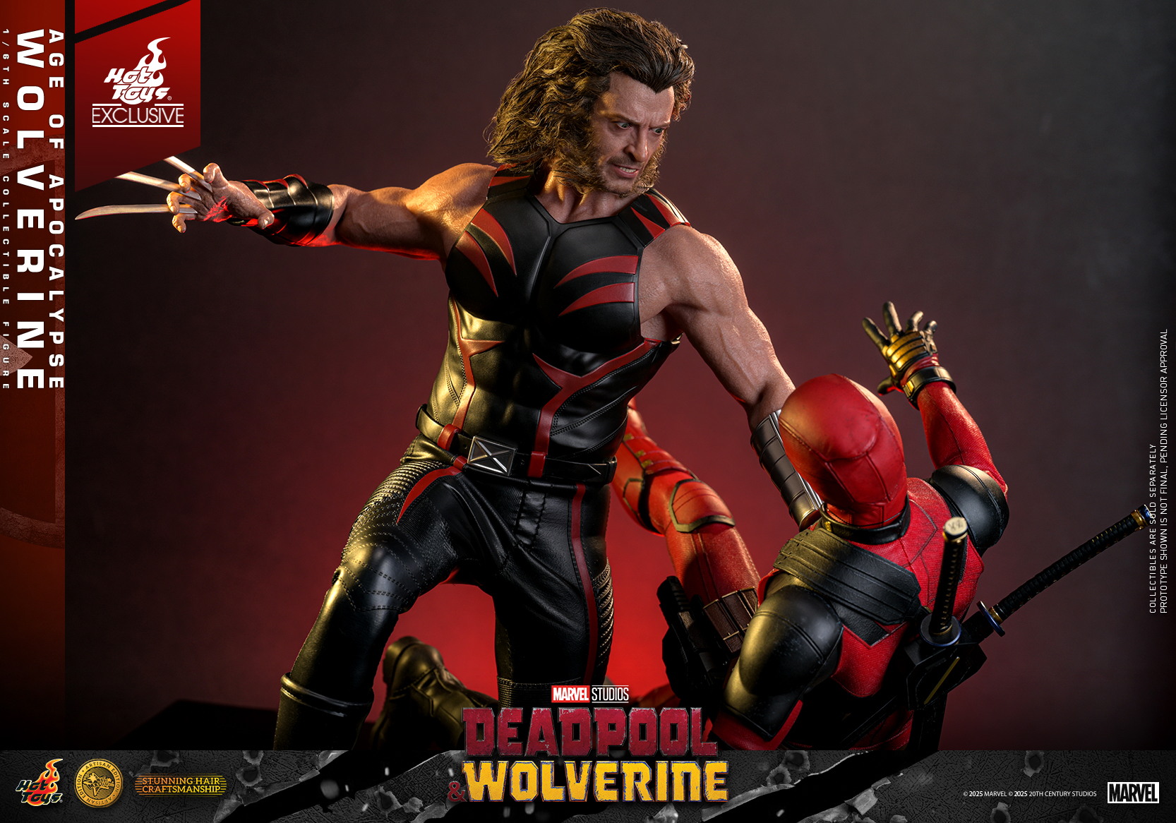 Hot Toys MMS819AE Deadpool & Wolverine - Age of Apocalypse Wolverine (Artisan Edition) [Hot Toys Exclusive]