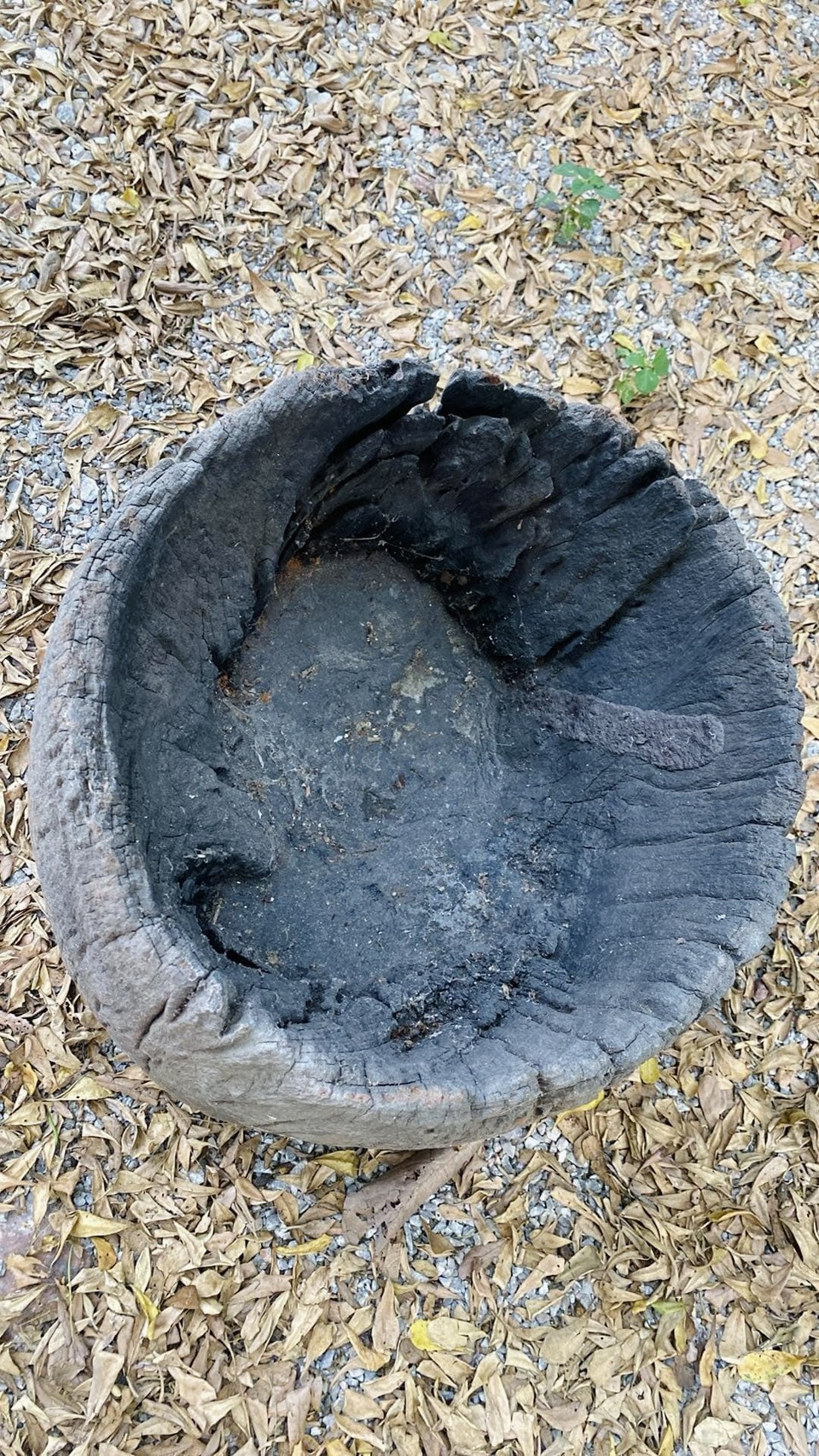 ครกตำข้าว ไม้แกะ ครกตำข้าวโบราณ สูงราว150ซม