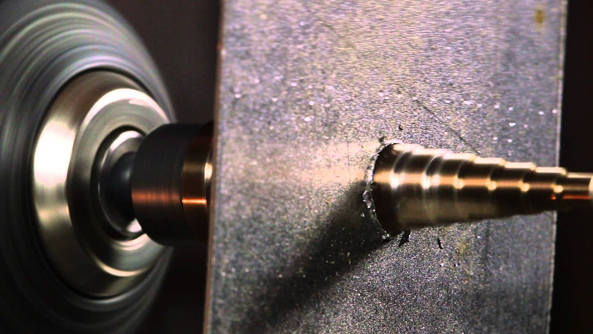 ST08 ดอกเจาะคว้านรู ดอกเจาะขั้นบันได Step Drill ชุบไทเทเนียม เจาะ ไม้ เหล็ก ยกชุด 3 ดอกเบอร์ มิล