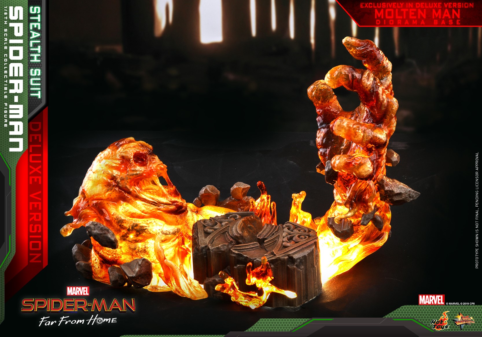 Hot Toys MMS541 Spider-Man: Far From Home - Spider-Man (Stealth Suit) (Deluxe Version)