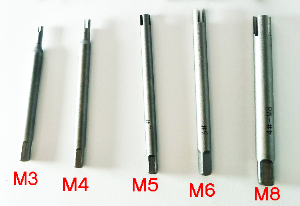 SX10 ชุดถอนดอกต๊าปหัก M3-M8 ชุด 5 ดอก สำหรับต๊าป 3 ฟัน