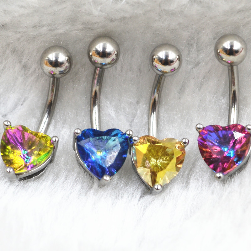 “เช็คสินค้าทัก line ก่อนโอนนะคะ” จิวสะดือไทเทเนี่ยม100% สำหรับผิวแพ้ง่าย ก้านหนา หัวใจ_TCT052