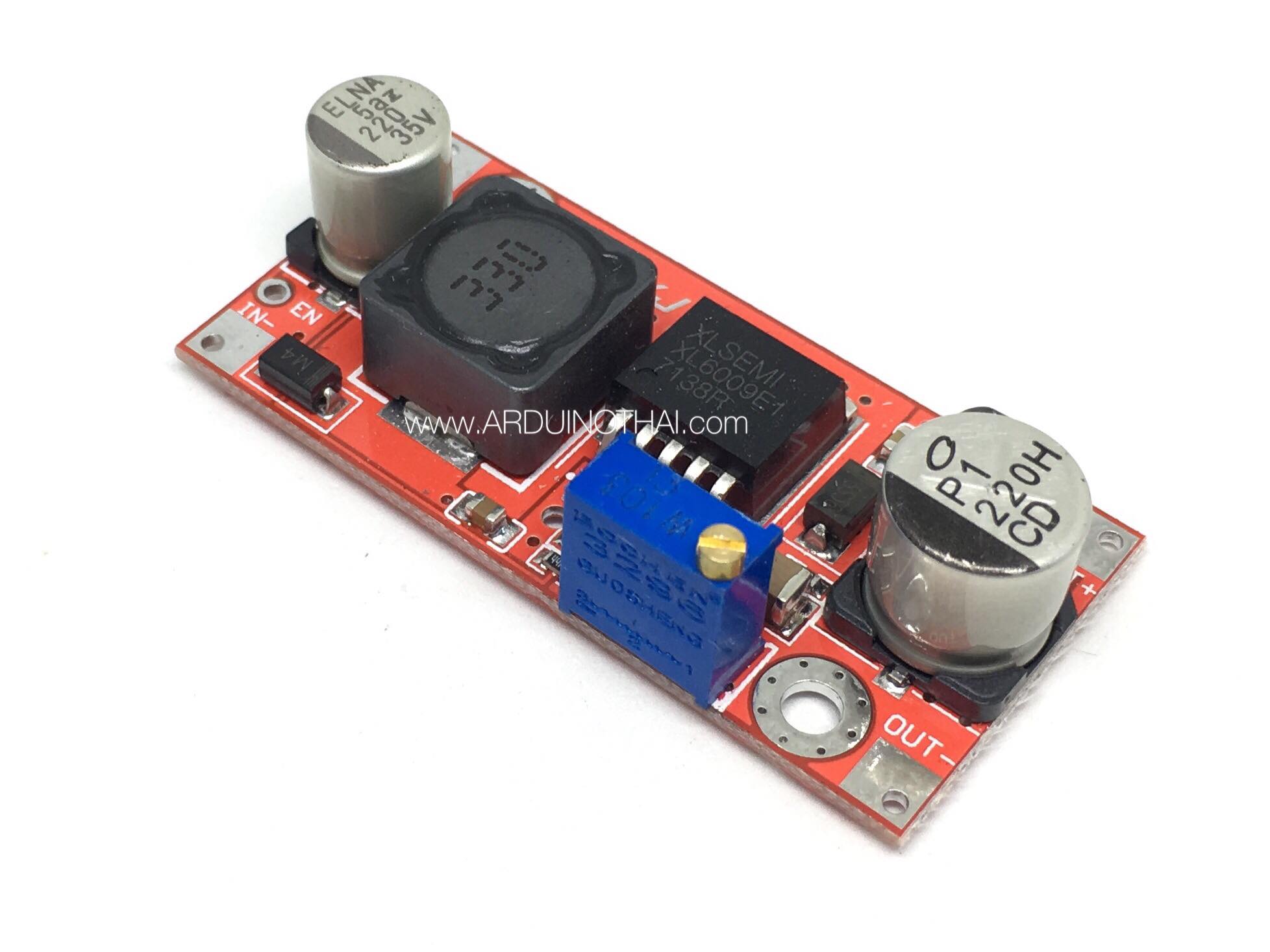 LM2577 DC-to-DC Step Up Module 3A โมดูลอัพแรงดันไฟฟ้า จ่ายกระแสได้สูงสุด 3A สต็อกไทยส่งไว