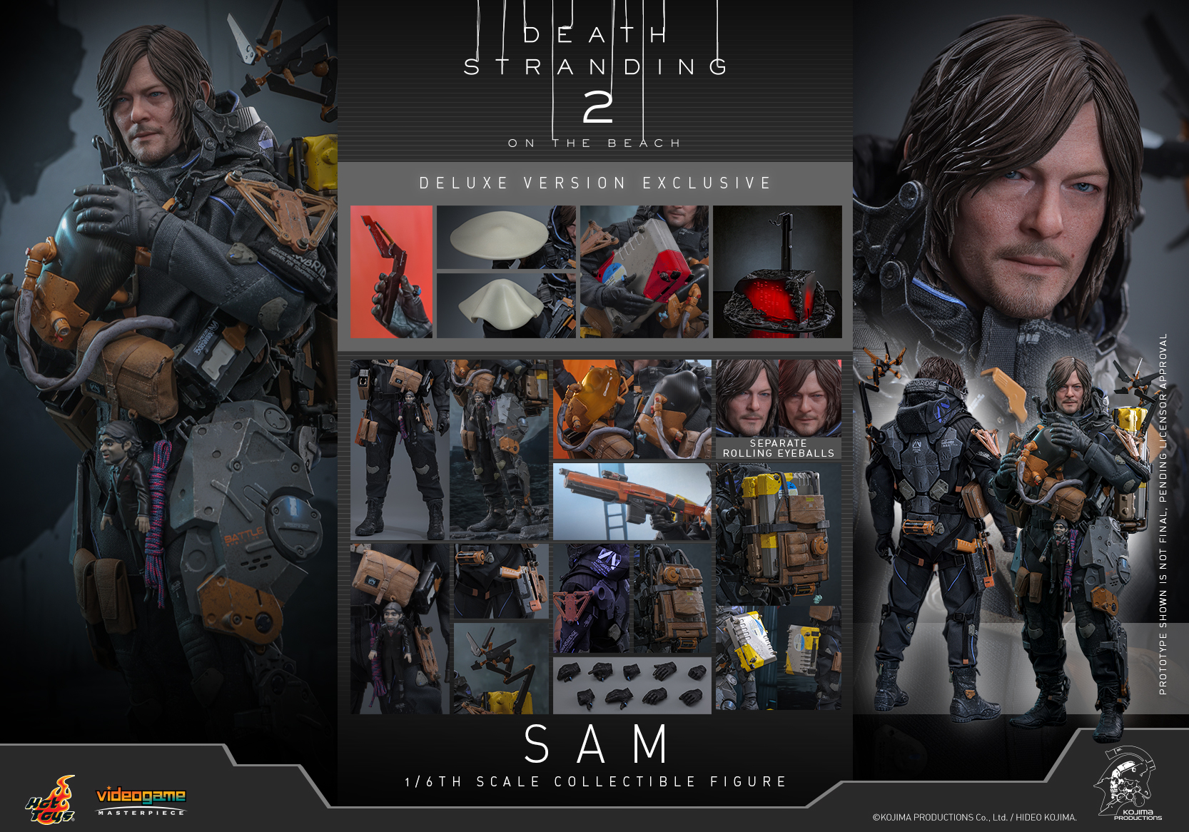 Hot Toys VGM76 Death Stranding 2: On the Beach - Sam (Deluxe Version)