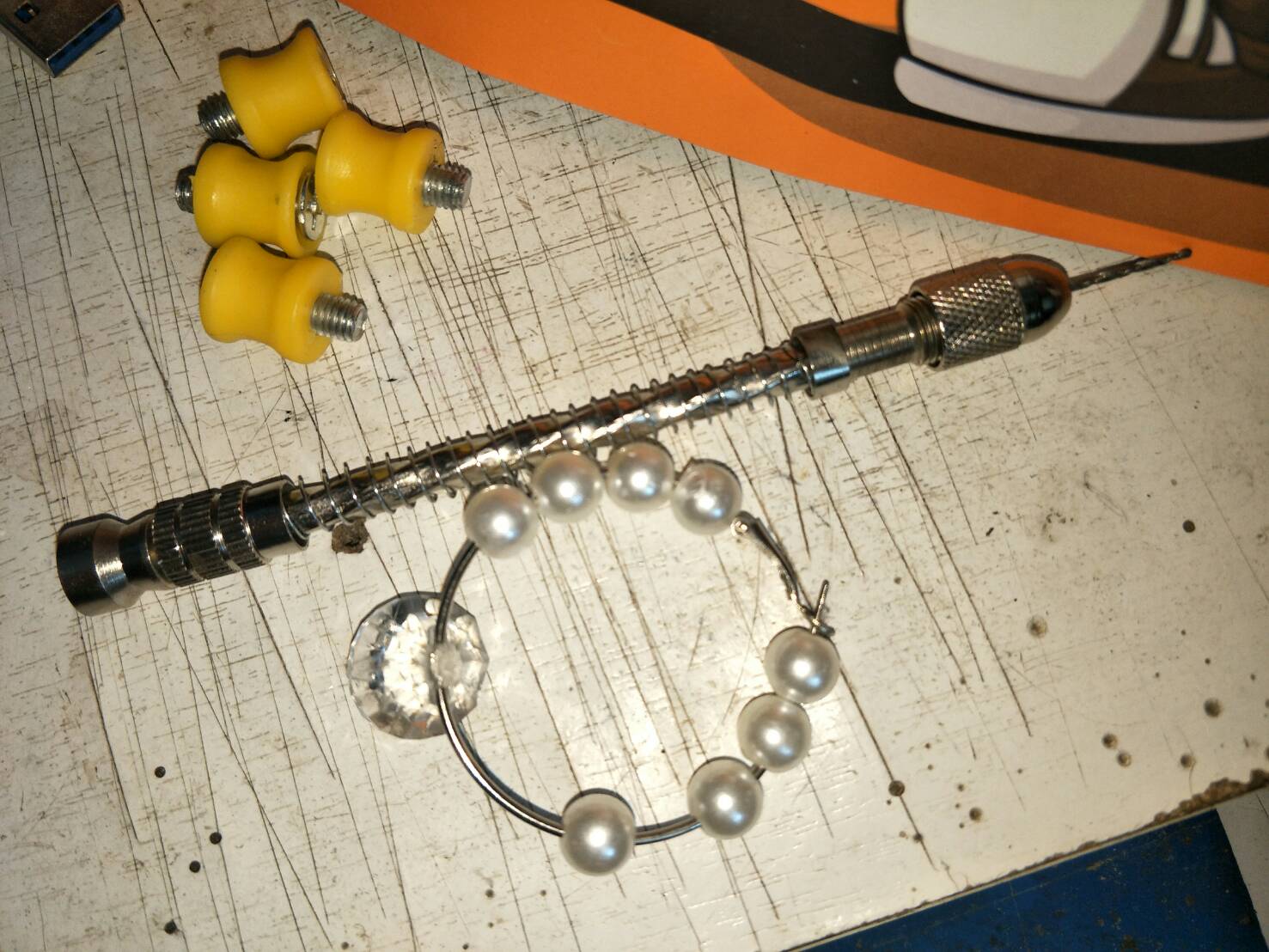 D20 ส่วานมือจิ๋ว สำหรับดอกสว่าน 0.1-2.0 mm พร้อมหัวจับ ** ไม่รวมดอกสว่าน