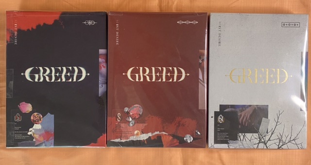 Kim Wooseok 'Greed' 1st Desire Album 3 Version SET 2020