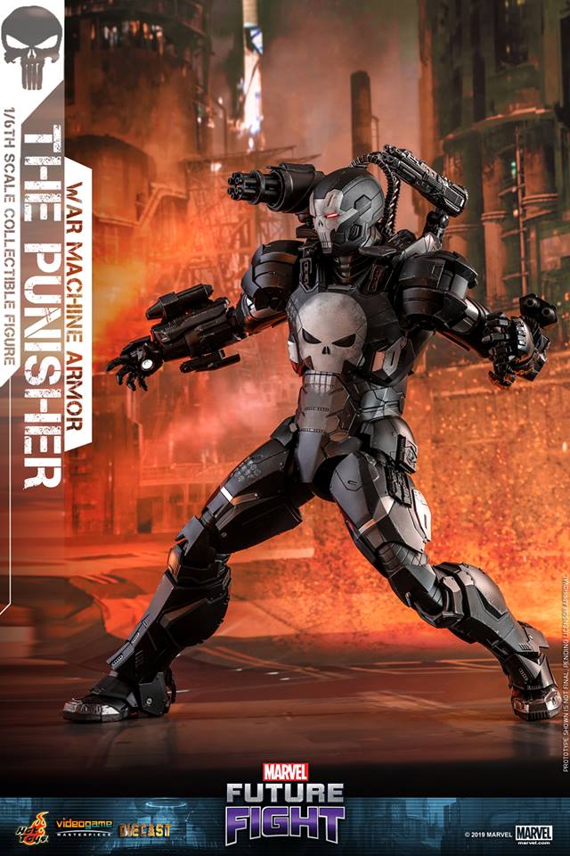 Hot Toys VGM33D28 MARVEL FUTURE FIGHT - THE PUNISHER (WAR MACHINE ARMOR)