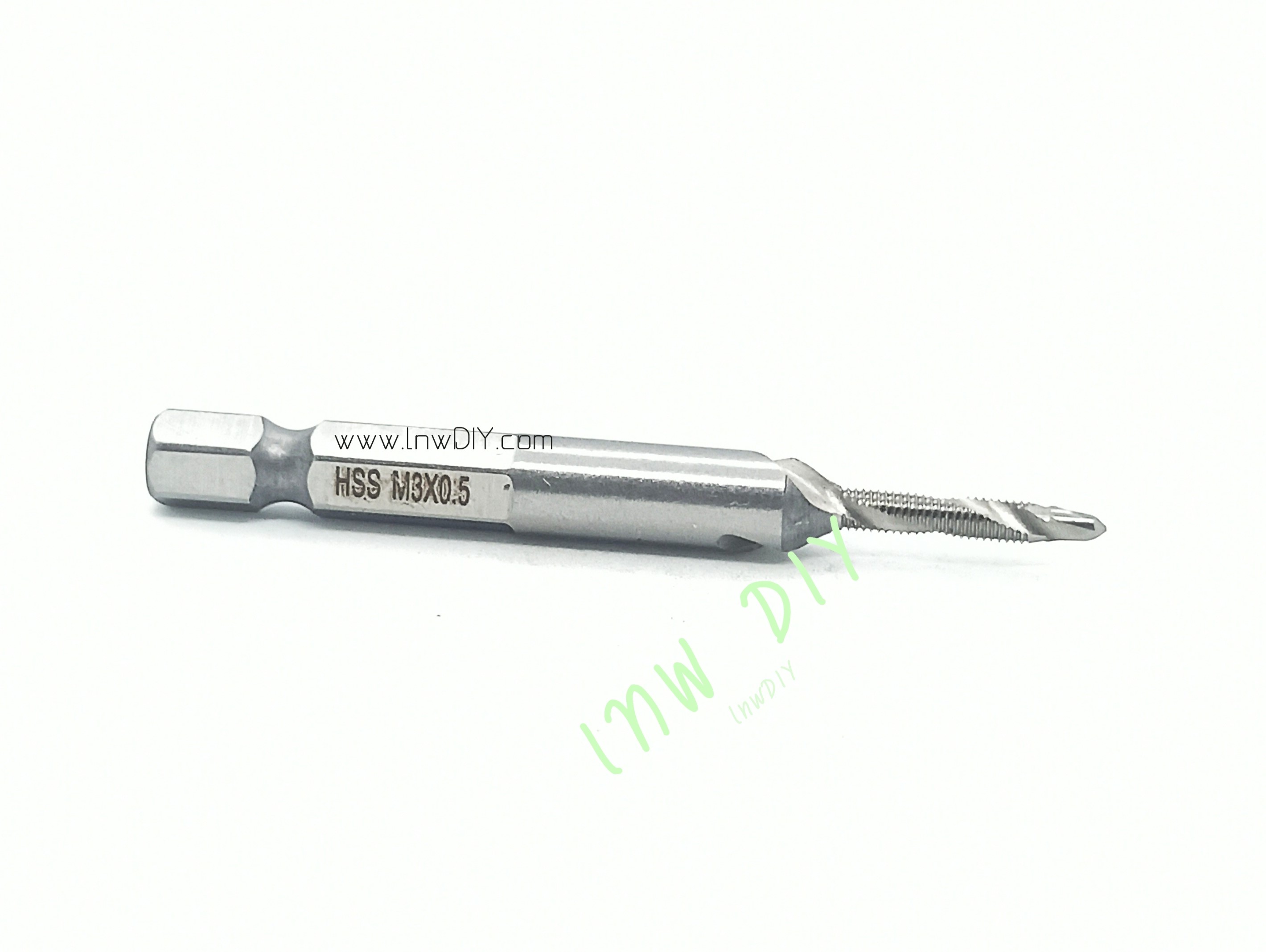ดอกต๊าปเกลียว / ดอกเจาะสำหรับทำเกลียว HSS M3x0.5