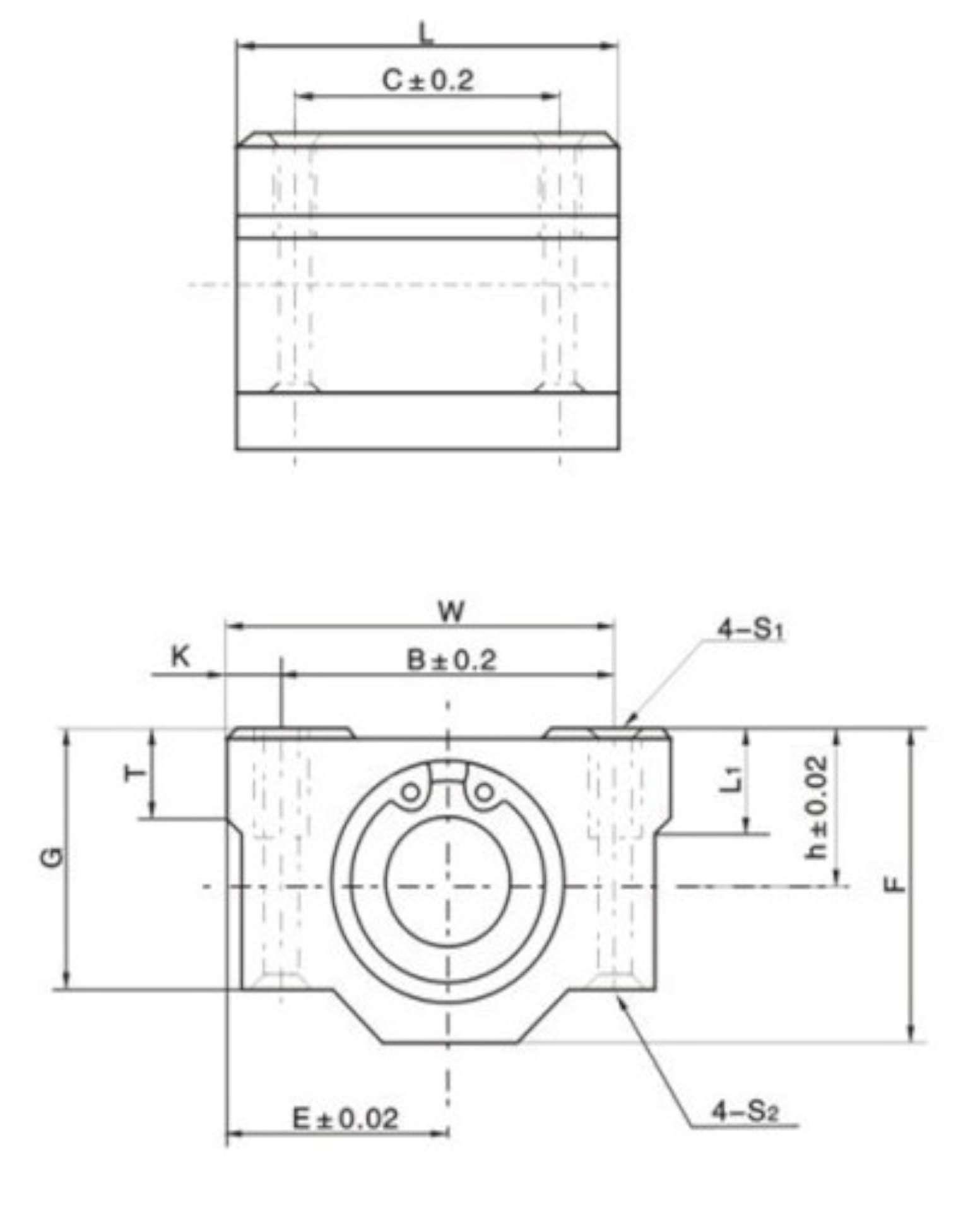 Linear Bearing box (ตลับลูกปืนสไลด์แบบบล็อค)