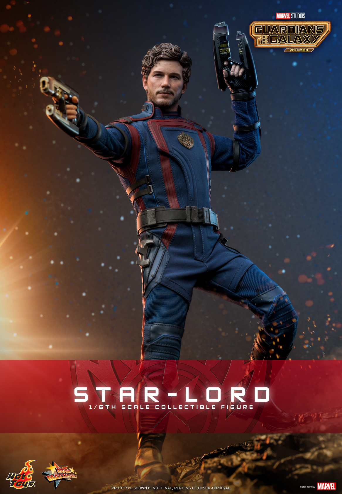 Hot Toys MMS709 1/6 Guardians of the Galaxy Vol. 3 - Star-Lord
