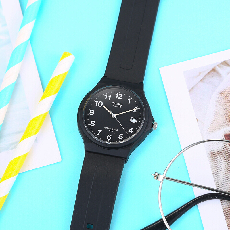 นาฬิกา Casio Standard Unisex นาฬิกาข้อมือ สายเรซิ่น รุ่น MW-59 MW-59-1B MW-59-1E MW-59-7B MW-59-7E