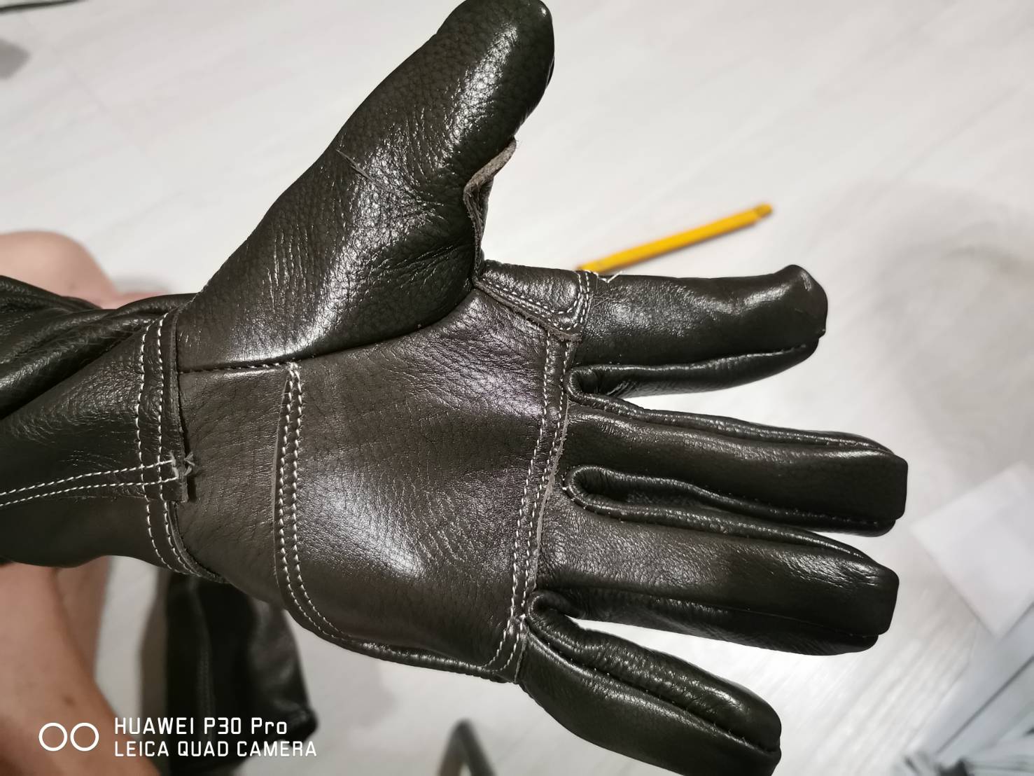 OT102 ถุงมือหนังยาวพิเศษ หนังนุ่ม กันสัตว์กัด ข่วน งานเชื่อม งานช่างต่างๆ