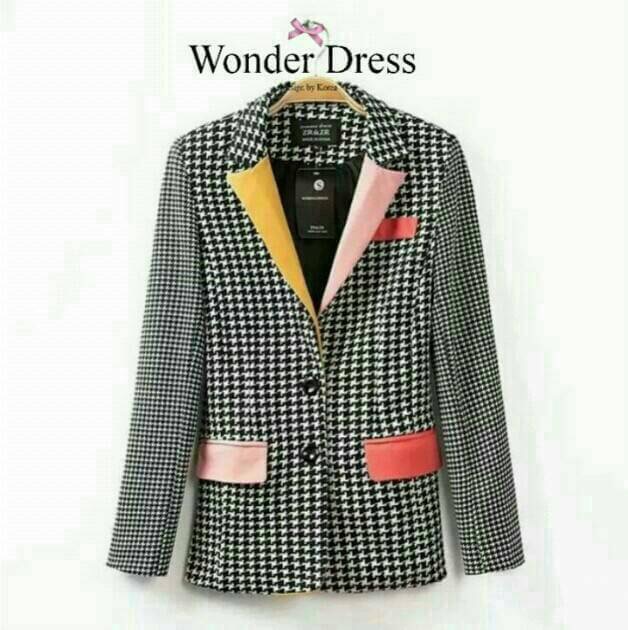 Blazer เบลเซอร์สูท สูทแขนยาวลายชิโนริ