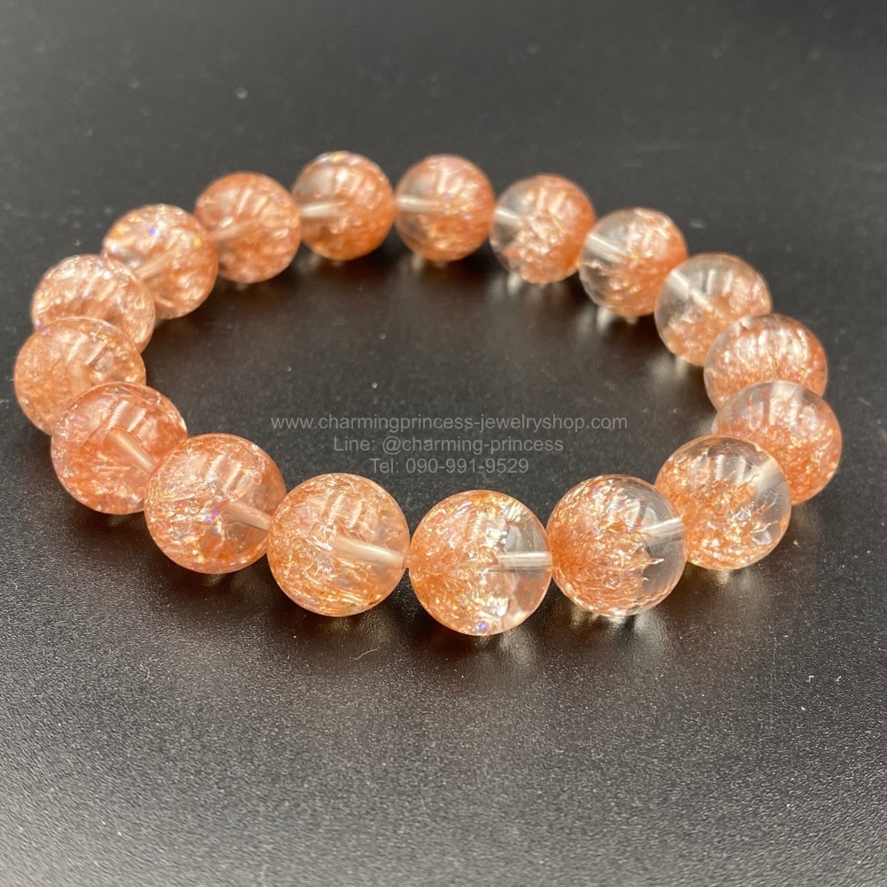 Tangerine Quartz แทนเจอรีนควอตซ์ 12 mm หินสำหรับการแสวงหาความสามารถใหม่ ๆ ที่จะเปลี่ยนแปลงบางส่วนของชีวิตของเรา
