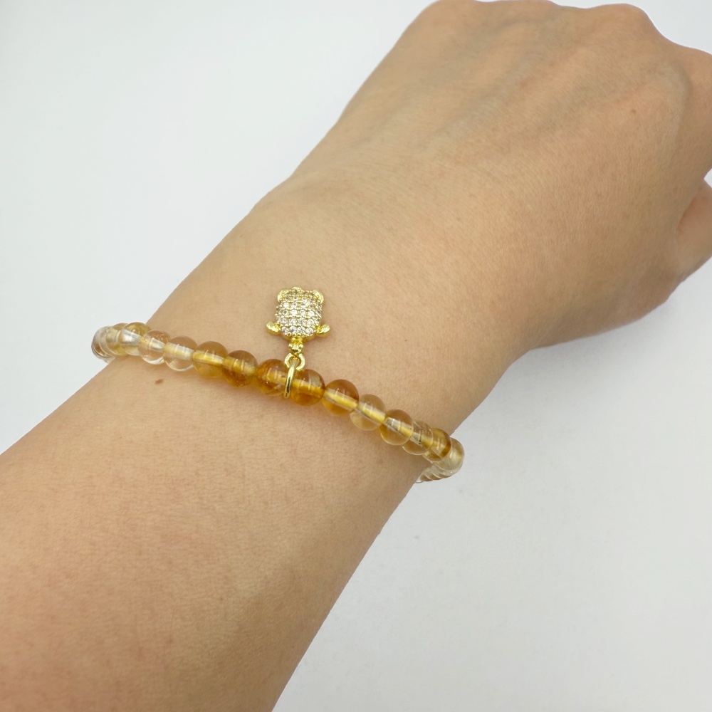 Citrine หรือ ซิทริน 4 มม เต่าแห่งความมั่งคั่ง เดินช้าแต่มั่นคง สู่ความสำเร็จที่ยั่งยืน