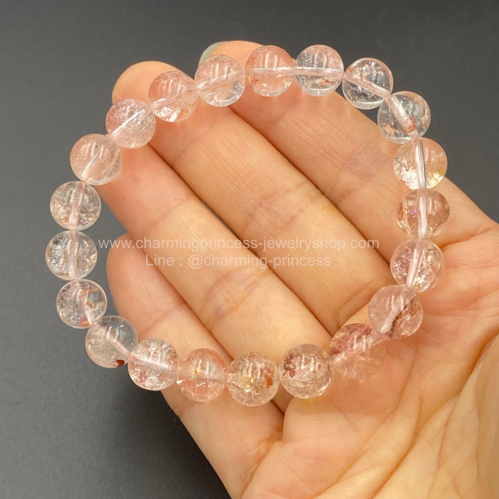 Pink Azeztulite 9 mm