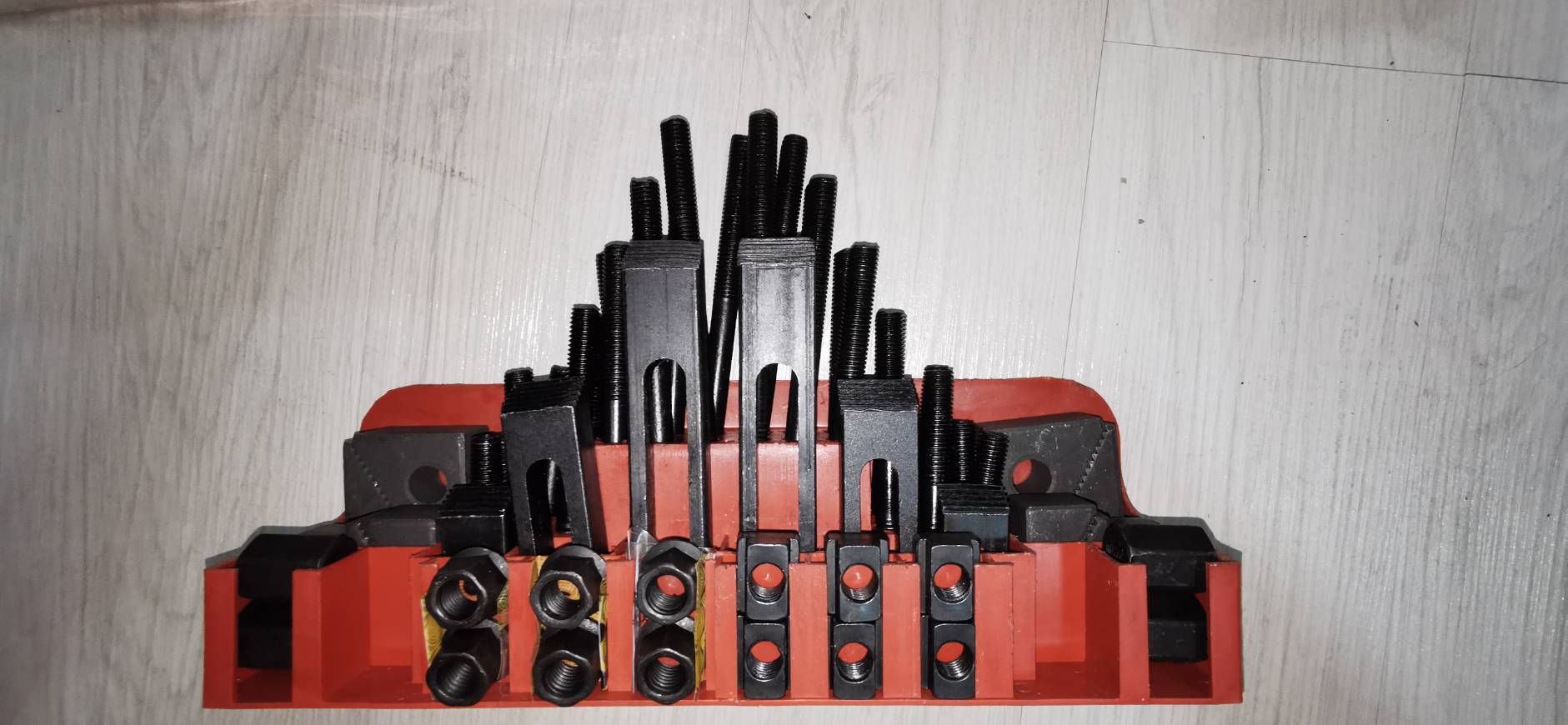 CH19 ชุดแคมปิ้งคิท- Clamping Kit ชุดจับชิ้นงาน 58 ชิ้น ขนาด M12