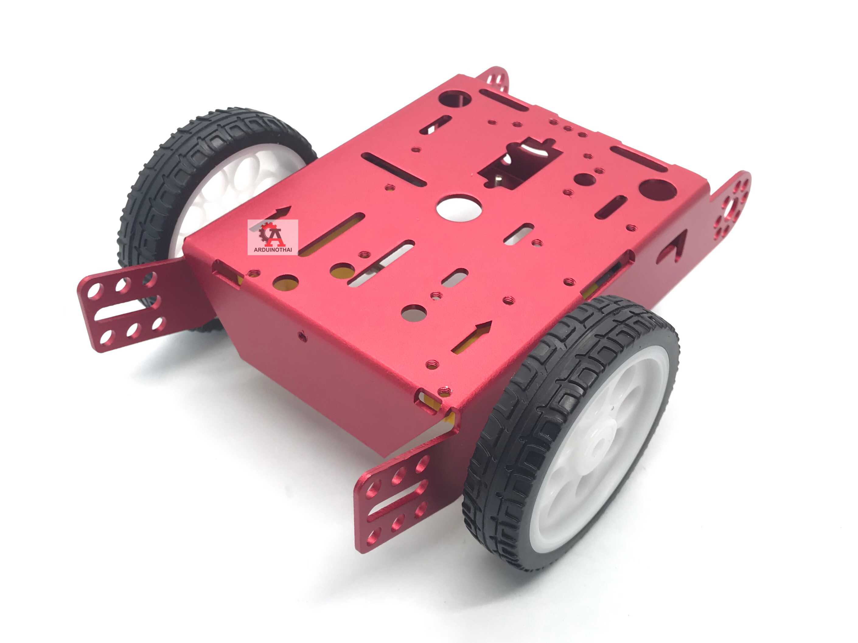 2WD Aluminum Smart Car สีแดง