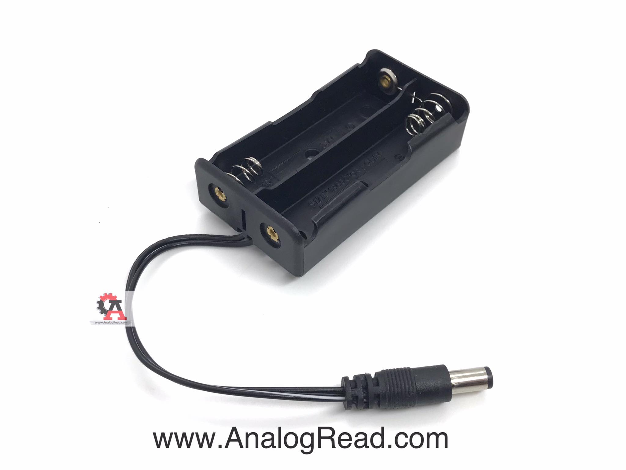 รางถ่าน18650 2ก้อน พร้อมแจ็ค