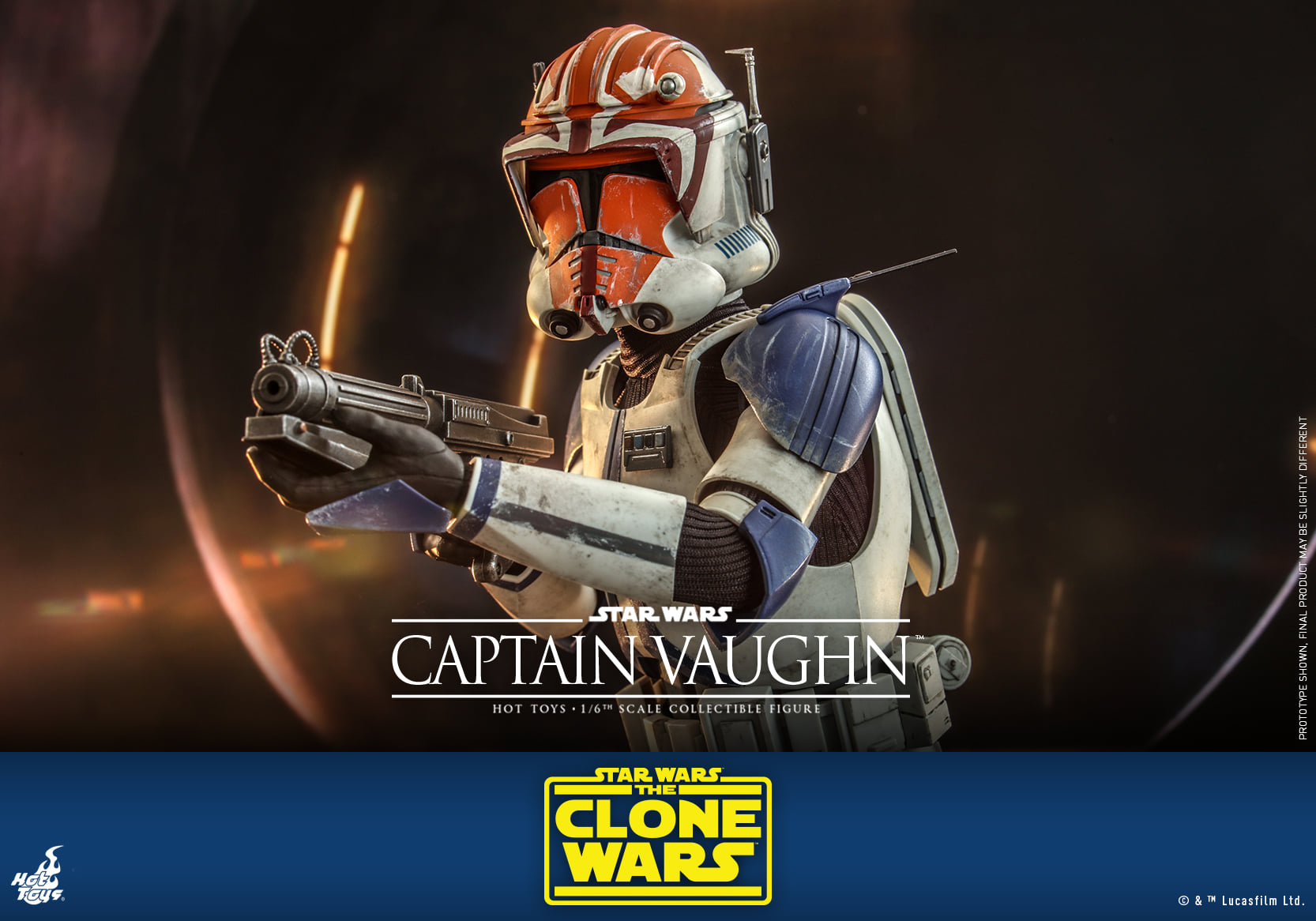 Hot Toys TMS065 1/6 Star Wars: The Clone Wars™ - Captain Vaughn™