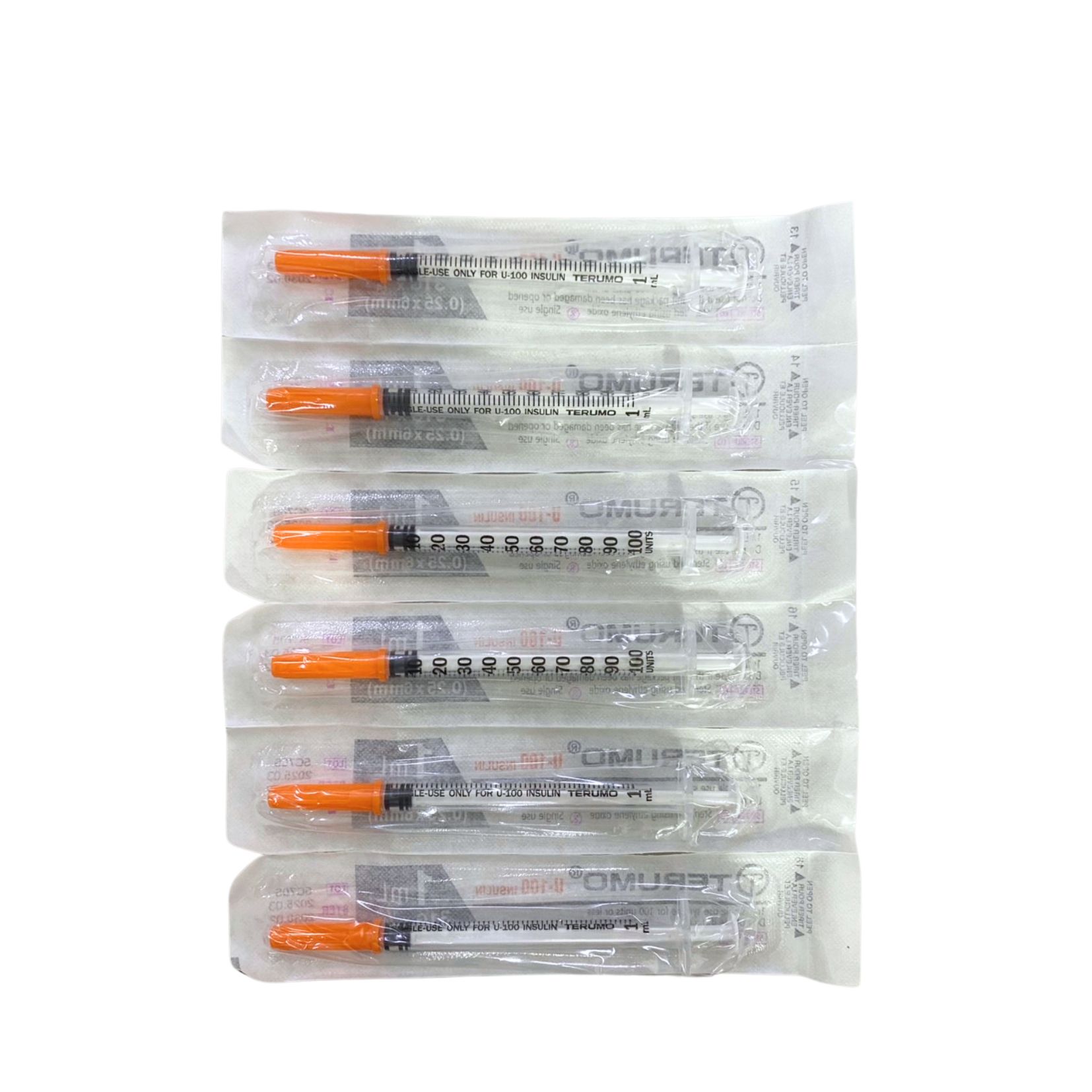 Terumo Syringe Insulin 1 ml + 31G x 6 mm. ส่งฟรี