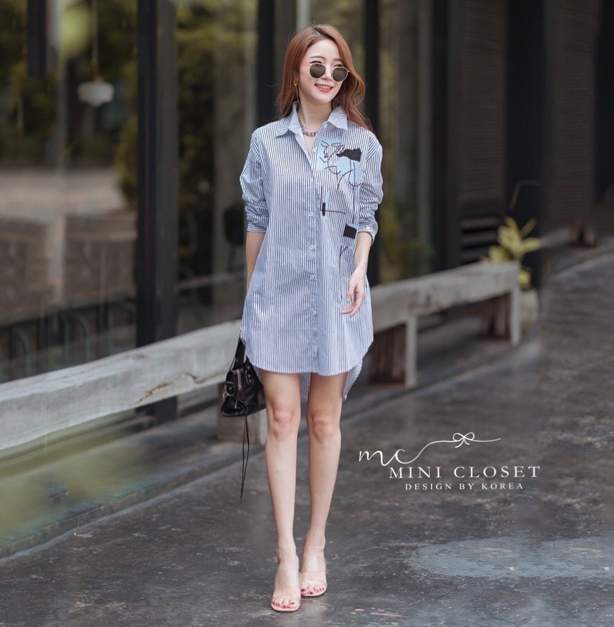 เดรสเชิ้ต เดรสทรงเชิ้ต