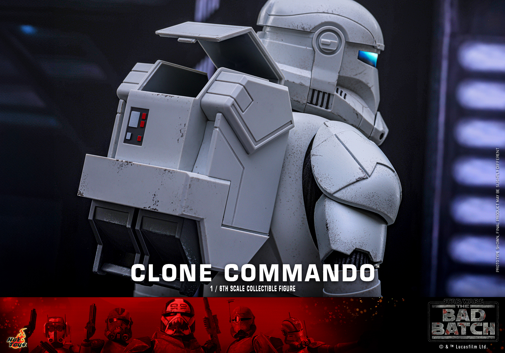 Hot Toys TMS131 Star Wars: The Bad Batch - Clone Commando