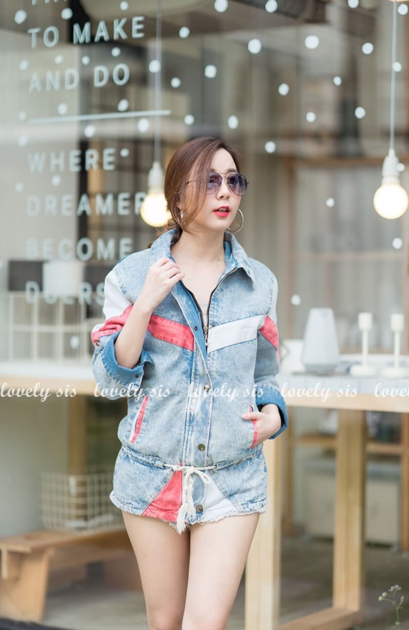 แจ็คเก็ตยีนส์กันหนาว เสื้อกันหนาวสไตล์เกาหลีมีขนด้านในใส่แล้วอุ่นค่ะ