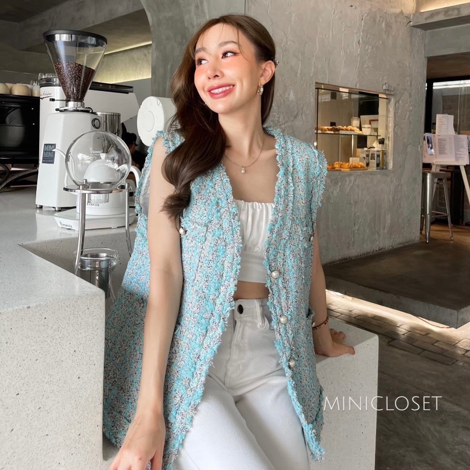 เสื้อคลุมทวีต เสื้อคลุมแขนกุด