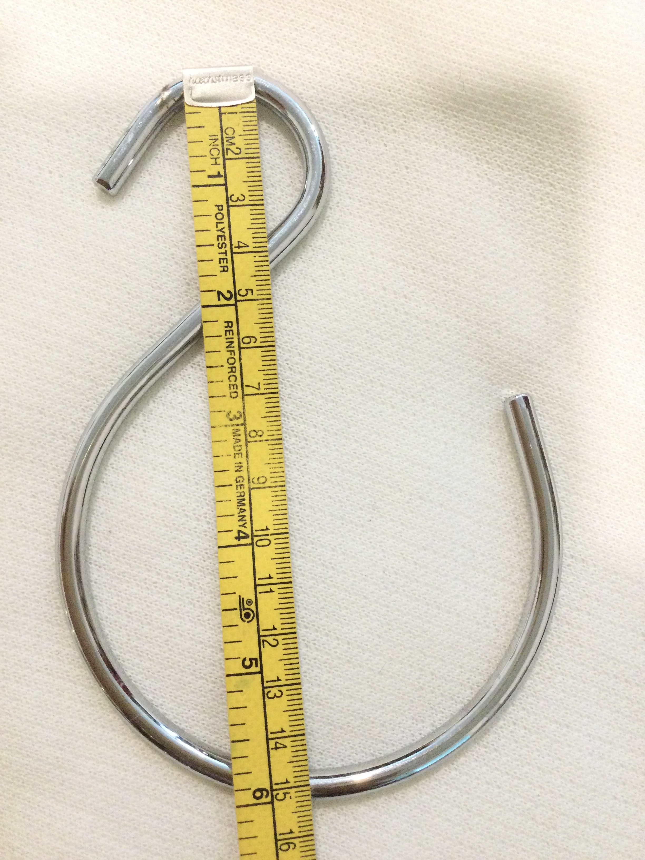 ตะขอ S ไซส์ใหญ่ 15-16 Cm ตะขอแขวนอเนกประสงค์ แข็งแรงทนทานรองรับน้ำหนักได้เยอะมากๆ