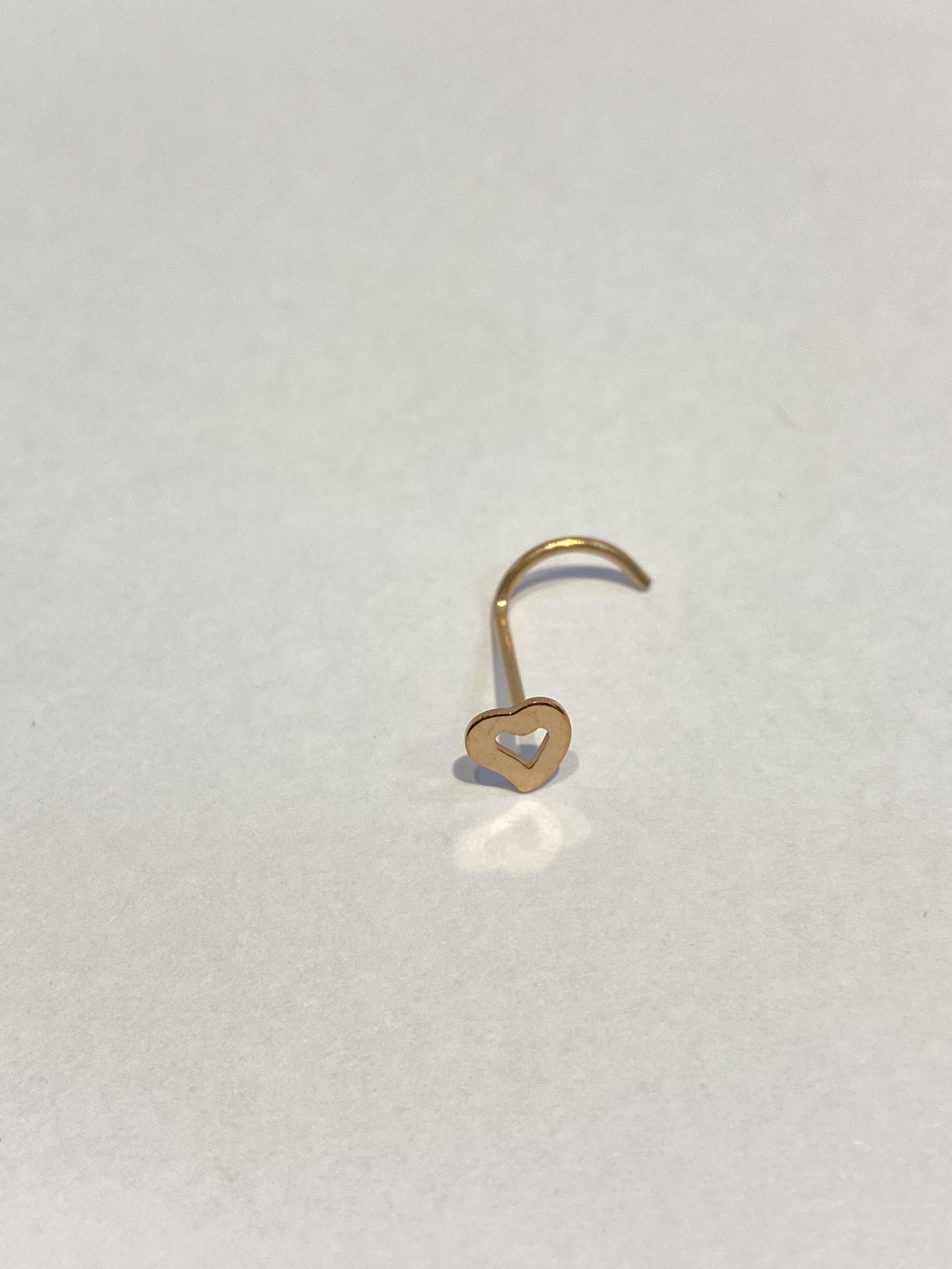 “เช็คสินค้าทัก line ก่อนโอนนะคะ” จิวจมูกไทเทเนี่ยม 100% สำหรับผิวแพ้ง่าย Nose ตะขอ/ฉาก หัวใจ_TCT21