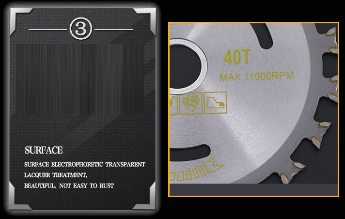 DG17 ใบตัดไม้ 4 นิ้ว Twin Jaw Carbide ลดเสียงรบกวน คุณภาพสูง อายุการใช้งาน x 2