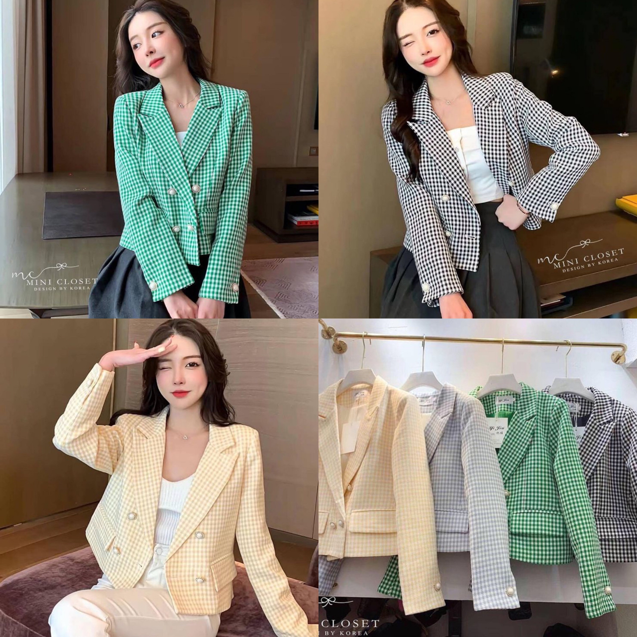 Blazer เบลเซอร์ลายสก๊อต