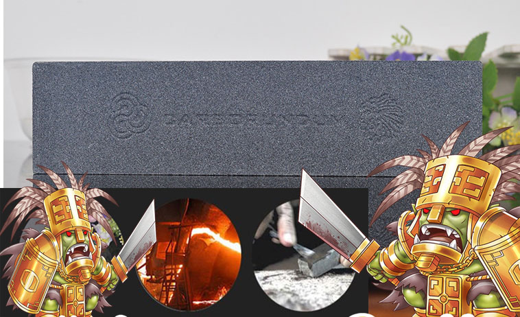 S01 หินลับมีดตราคนป่าขนาด 8 นิ้ว