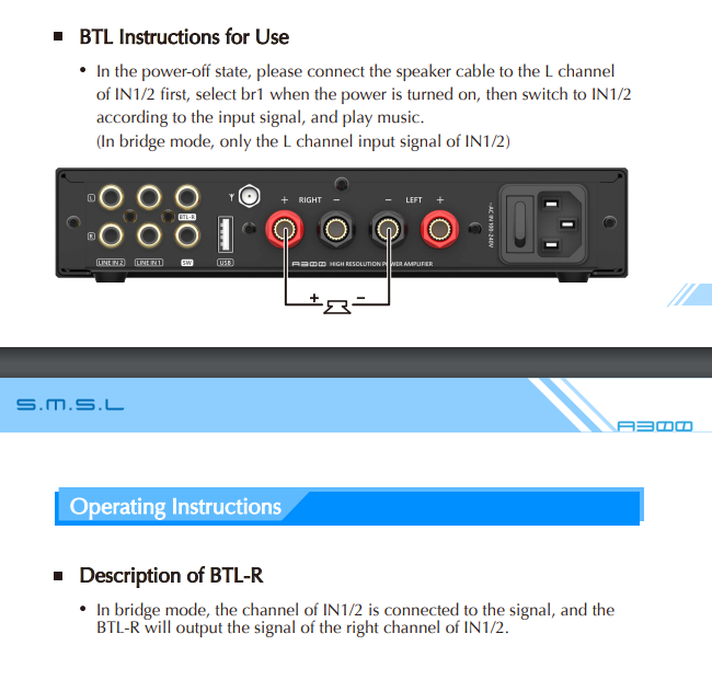 ขาย SMSL A300 Power Amplifier ตั้งโต๊ะ รองรับ Bluetooth5.0 ประกันศูนย์ไทย