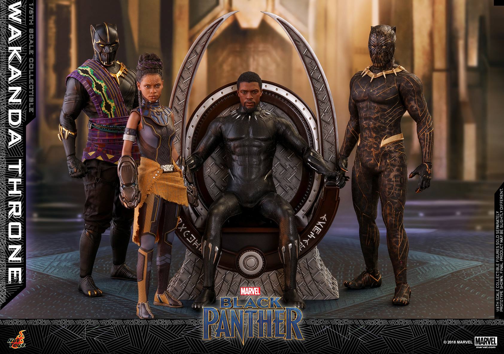 Hot Toys ACS005 BLACK PANTHER - WAKANDA THRONE