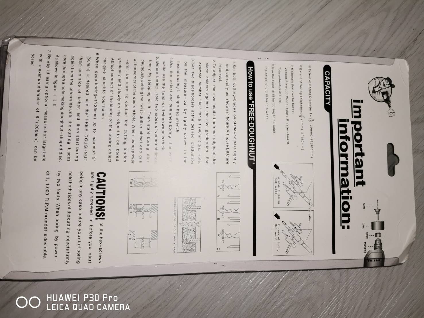 H02SS ดอกเจาะดาวไลค์ เจาะฝ้า ไม้อัดบาง ตู้ลำโพง ขนาดใหญ่พิเศษ 300 มิล 12 นิ้ว เกรดสูง ฟันคาร์ไบ