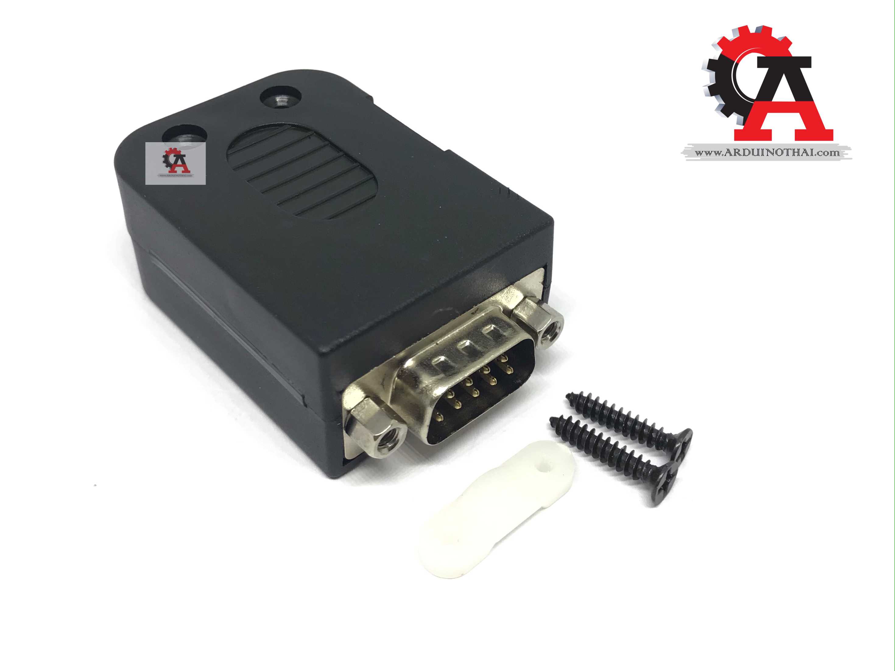 DB9 male cable adapter with housing 485 plug rs232 หัวแปลงตัวผู้