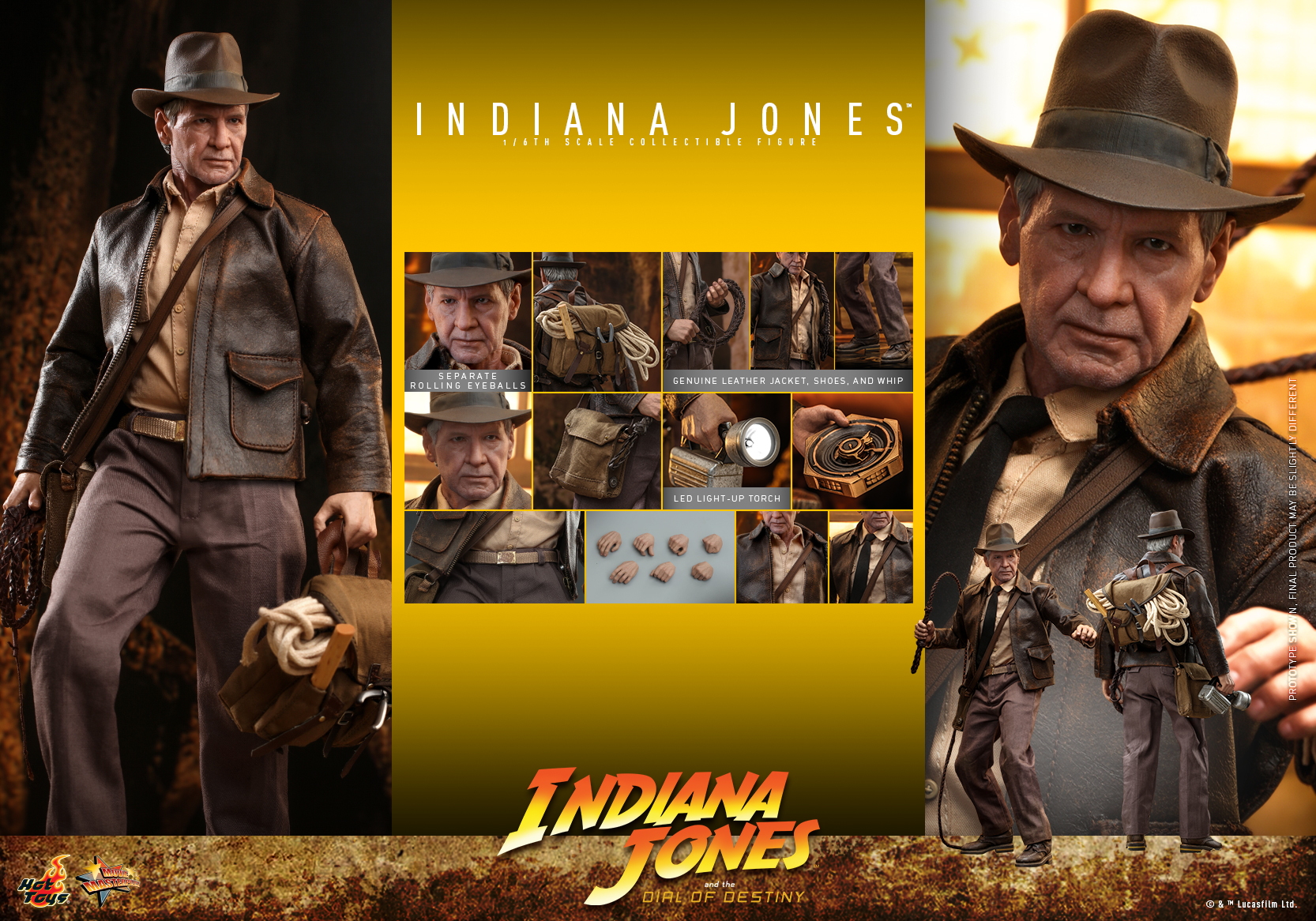 Hot Toys MMS716 1/6 Indiana Jones and the Dial of Destiny - Indiana Jones