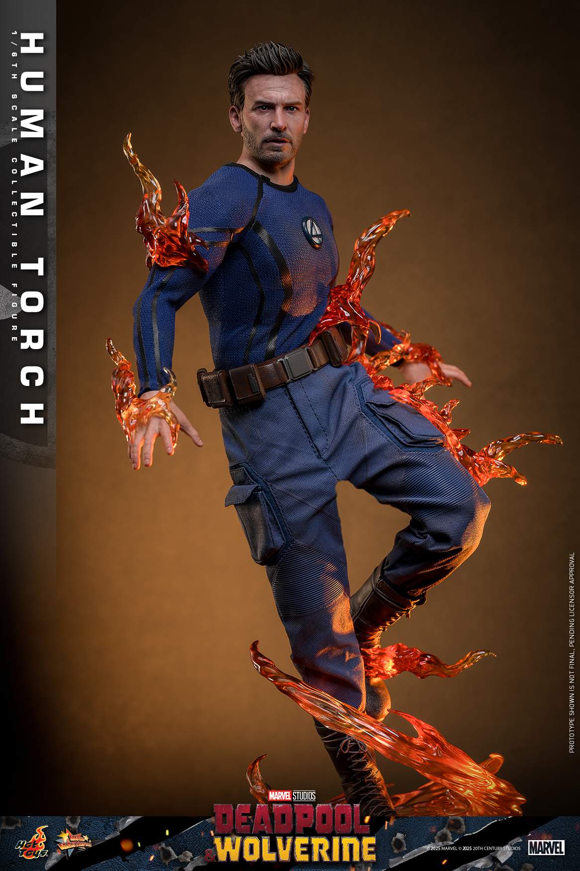 Hot Toys MMS789 Deadpool & Wolverine - Human Torch