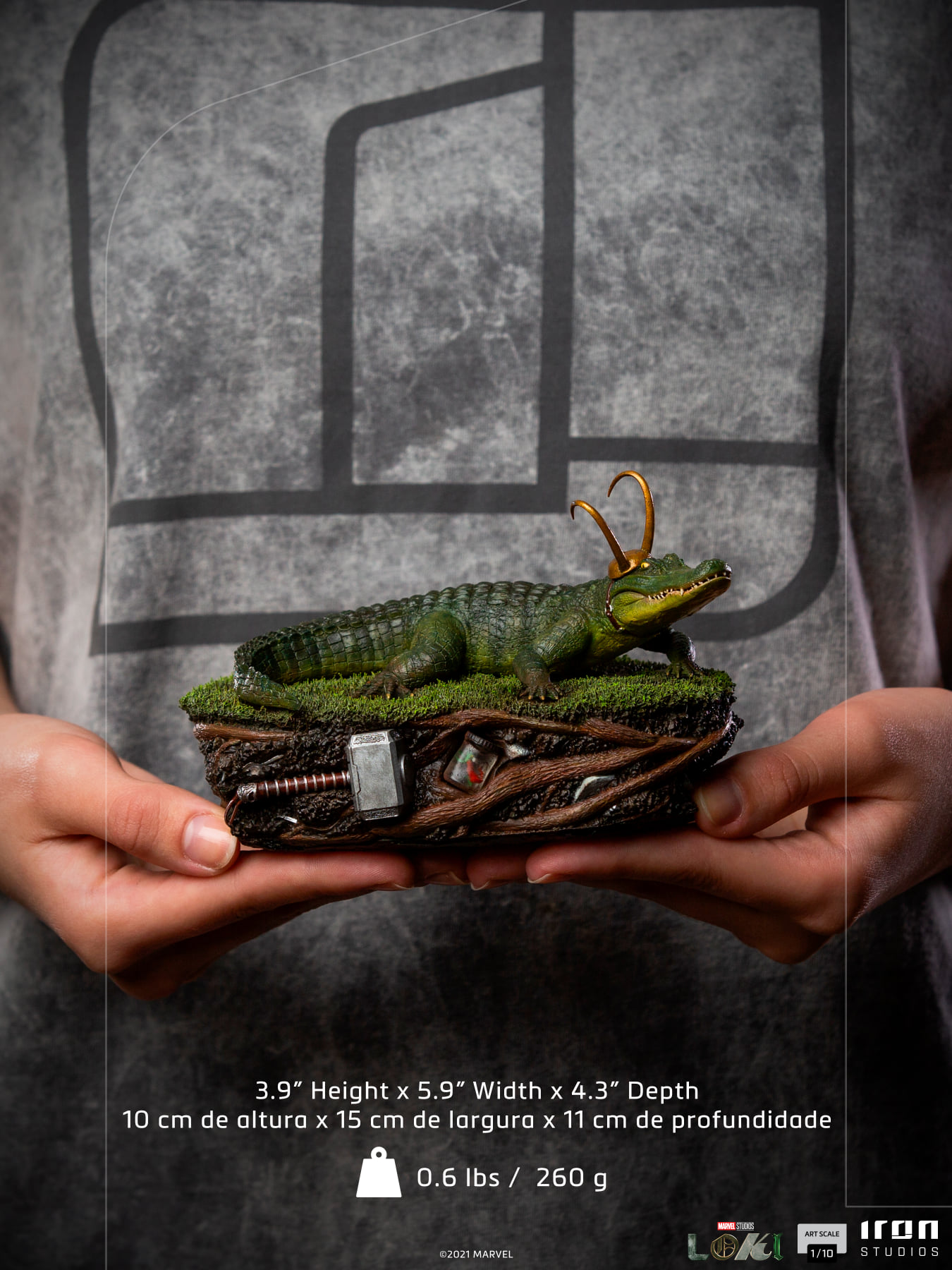 Iron Studios Art Scale 1/10 Loki - Alligator Loki