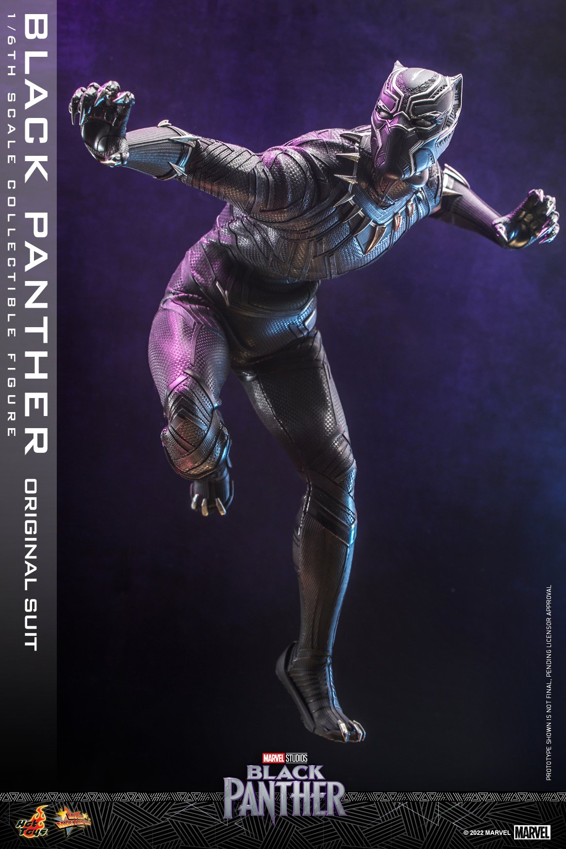 Hot Toys MMS671 1/6 Black Panther Legacy - Black Panther (Original Suit)