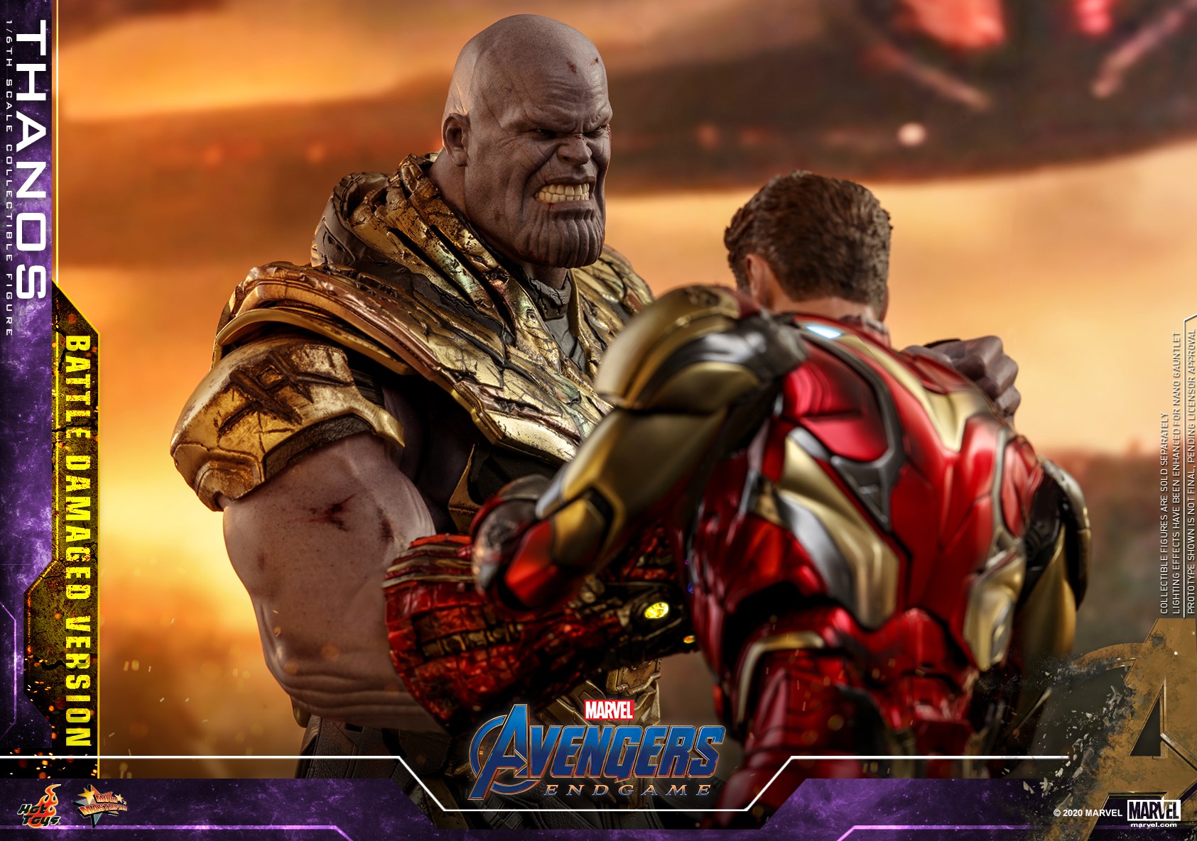 Hot Toys MMS564 Avengers: Endgame 1/6 Thanos (Battle Damaged Version) (16)