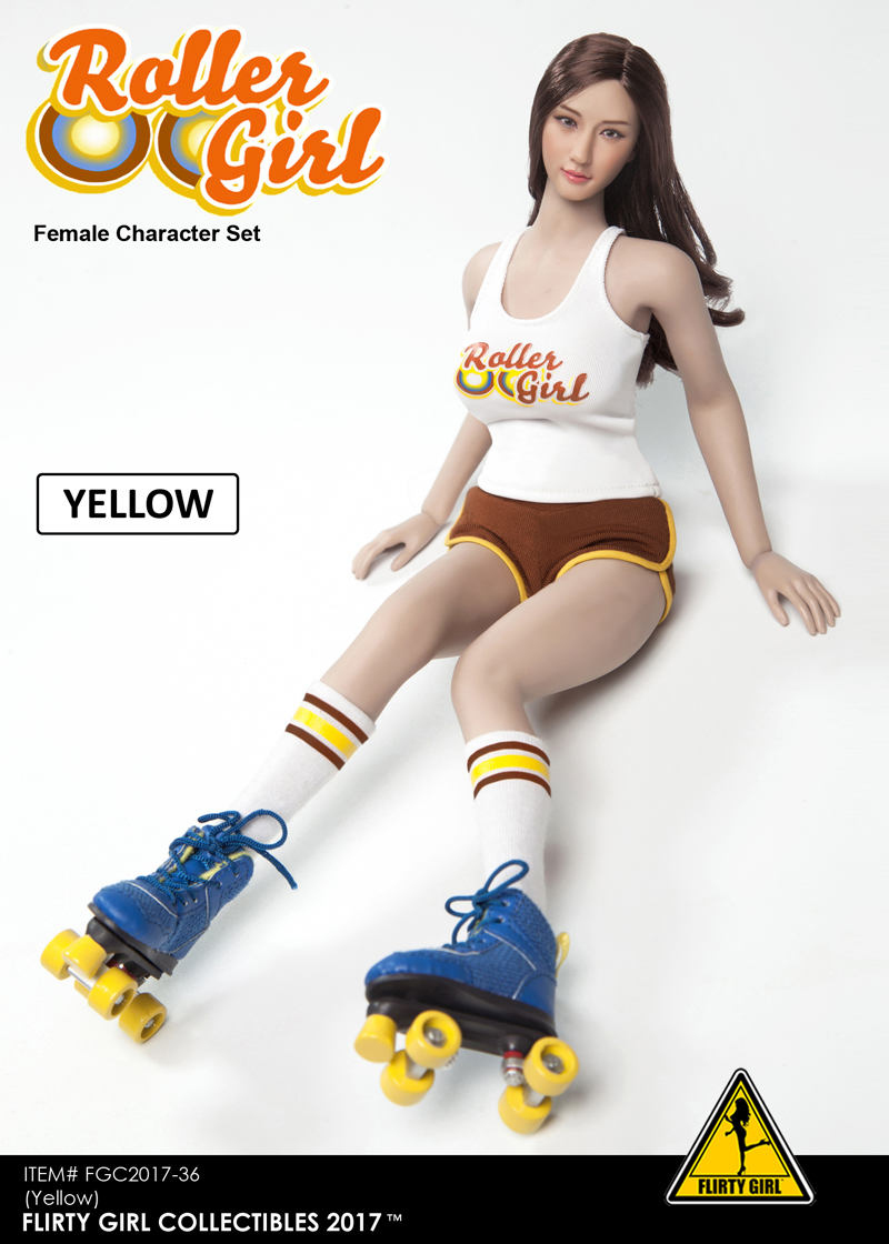 Flirty Girl FGC2017-39 / FGC2017-40 / FGC2017-41 1/6 Roller Girl Female Character Set