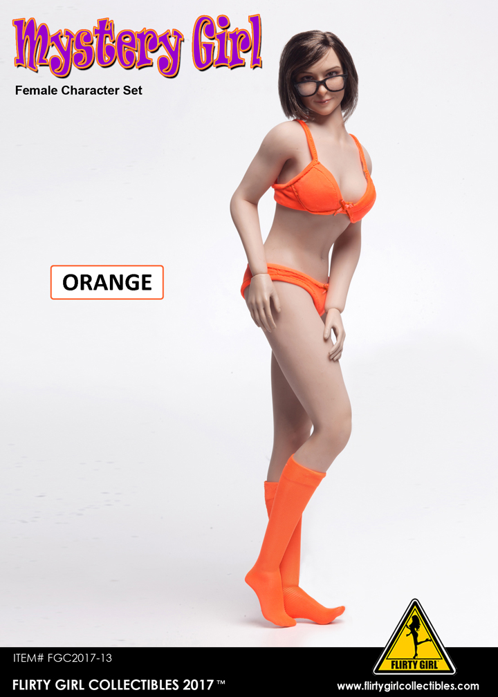 FLIRTY GIRL COLLECTIBLES FGC2017-13-15 "MYSTERY GIRL" Female Character