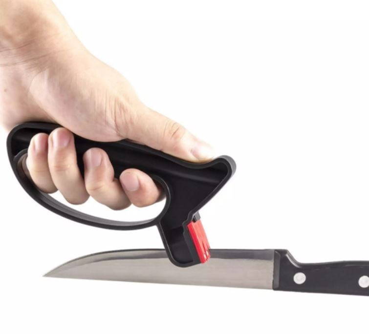 OT101 ที่ลับมีด 2 in 1 มีด + กรรไกร สำหรับงานทั่วไป คมไว ใช้ง่าย พกพาสะดวก