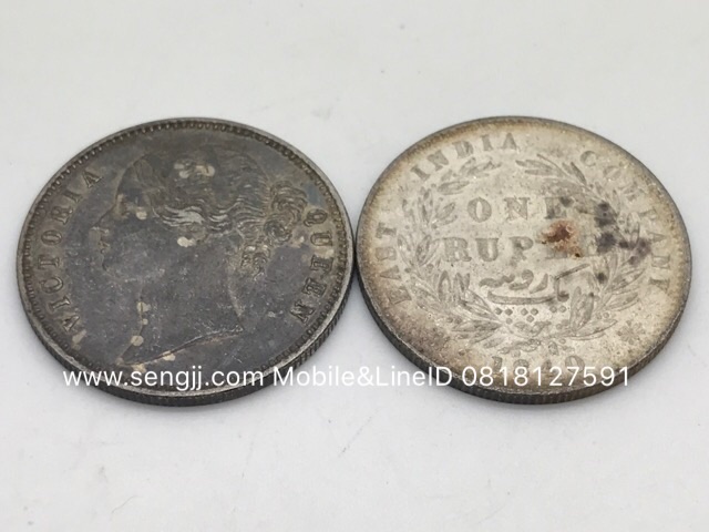 เหรียญกษาปณ์เงินอินเดีย 1 รูปี