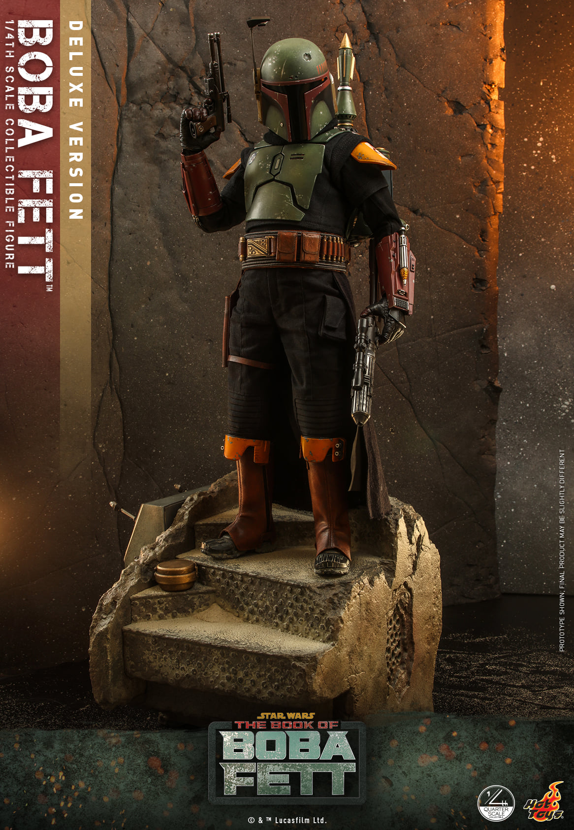 Hot Toys QS023 1/4 Star Wars: The Book Of Boba Fett - Boba Fett™ (Deluxe Version)