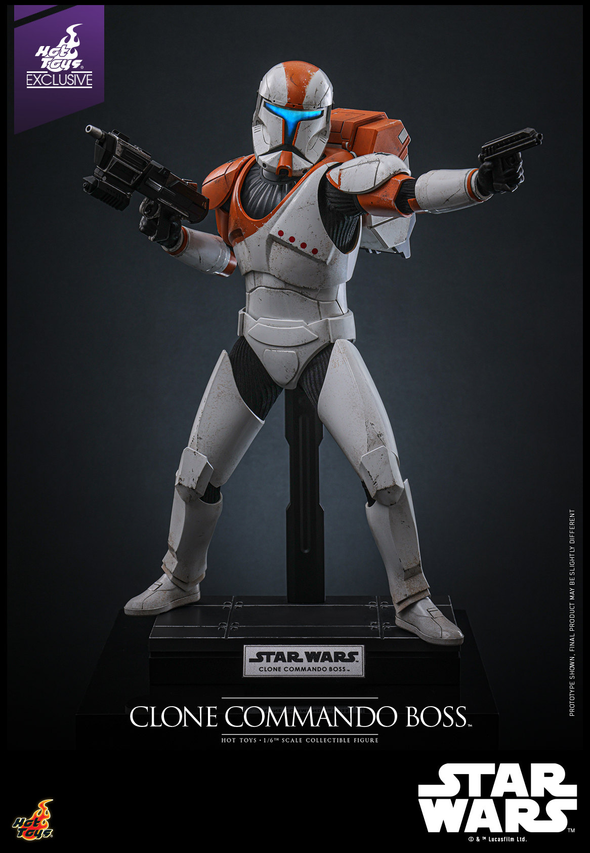 Hot Toys TMS151 Star Wars: The Clone Wars - Clone Commando Boss [Hot Toys Exclusive]